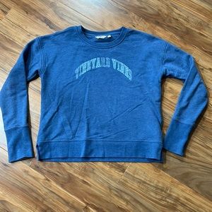 Vineyard Vines Blue Crew Neck Sweatshirt, Women’s Size XS